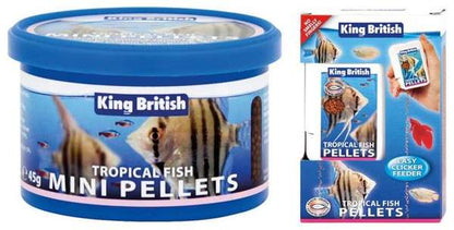 King British Trop Fish Mini Pellet Easy Feeder